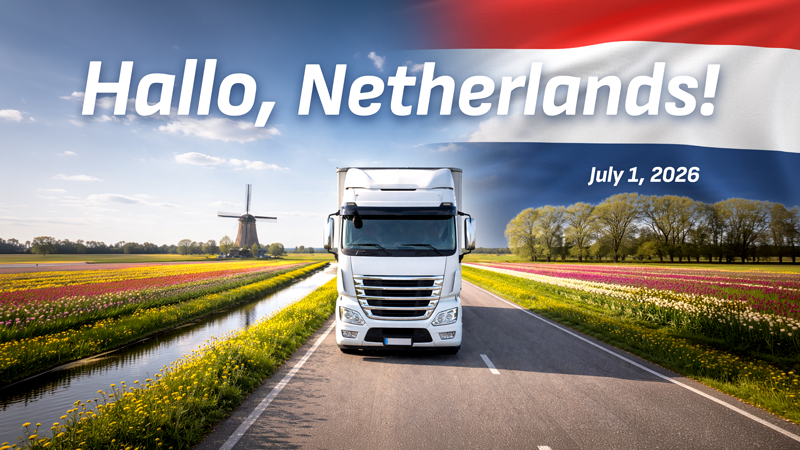 Hollanda yakında TollPass EUROBOX kapsama alanına dahil olacak