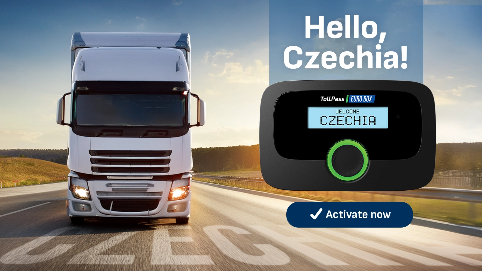 Official launch of the toll service in CZECHIA with TollPass EUROBOX